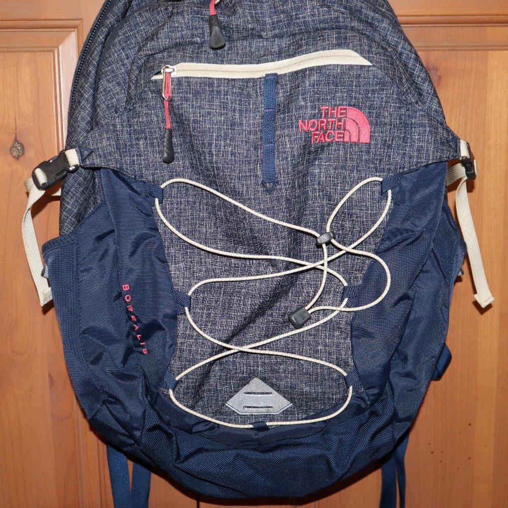 The North Face Women's Borealis Backpack Navy Pink